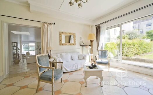 BOULOGNE BILLANCOURT –  Appartement familial de 6 chambres en rez de jardin