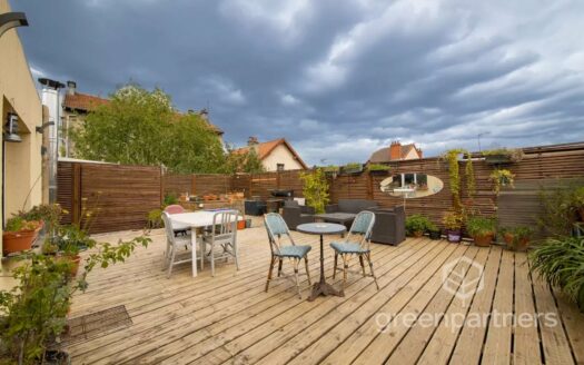 FORT D’AUBERVILLIERS –  FAMILIAL 4 Ch – TERRASSE 60m² PLEIN SUD