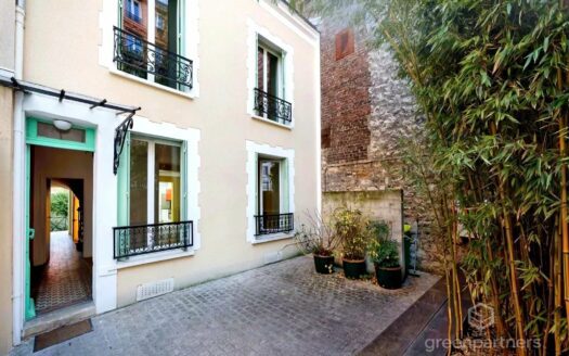 Maison familiale 157 m² avec jardin – Paris 20ᵉ Gambetta – À louer